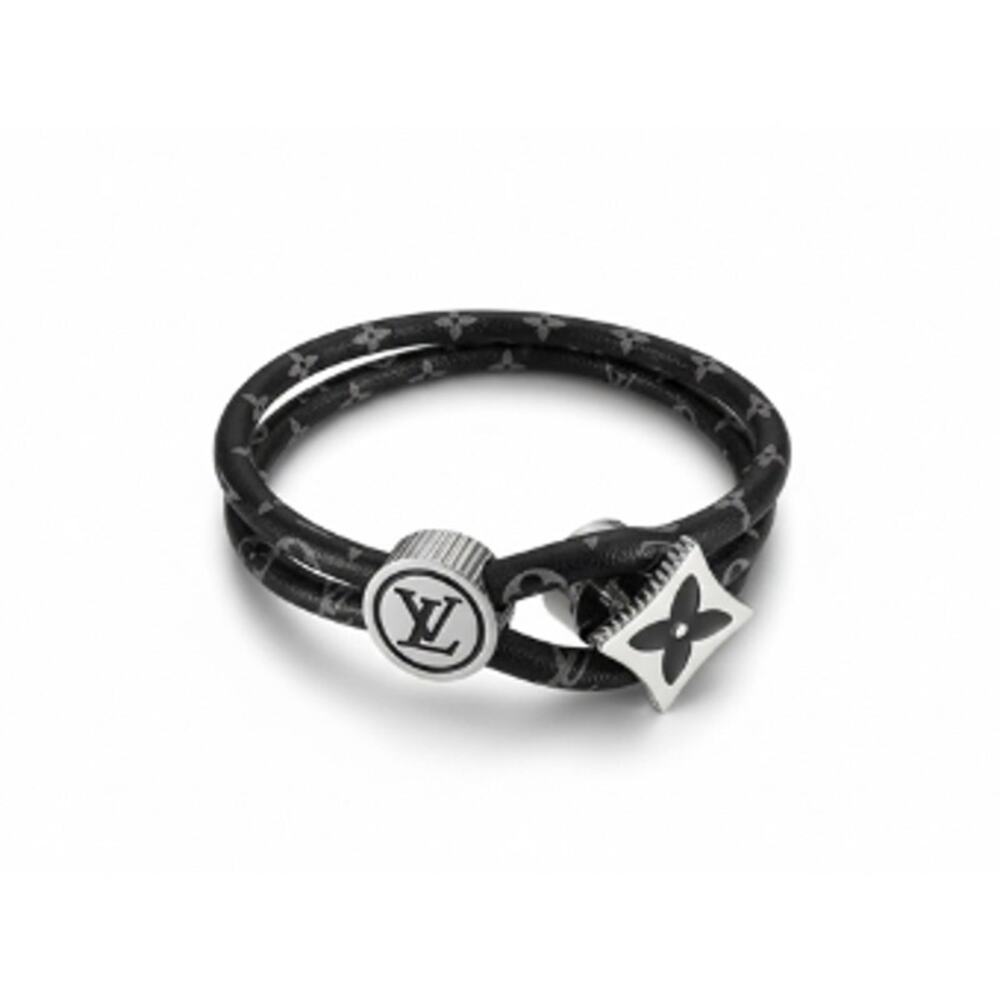 Louis Vuitton Catch It Black Monogram LV Heritage Bracelet (LVXX016) - Picture 3 of 8